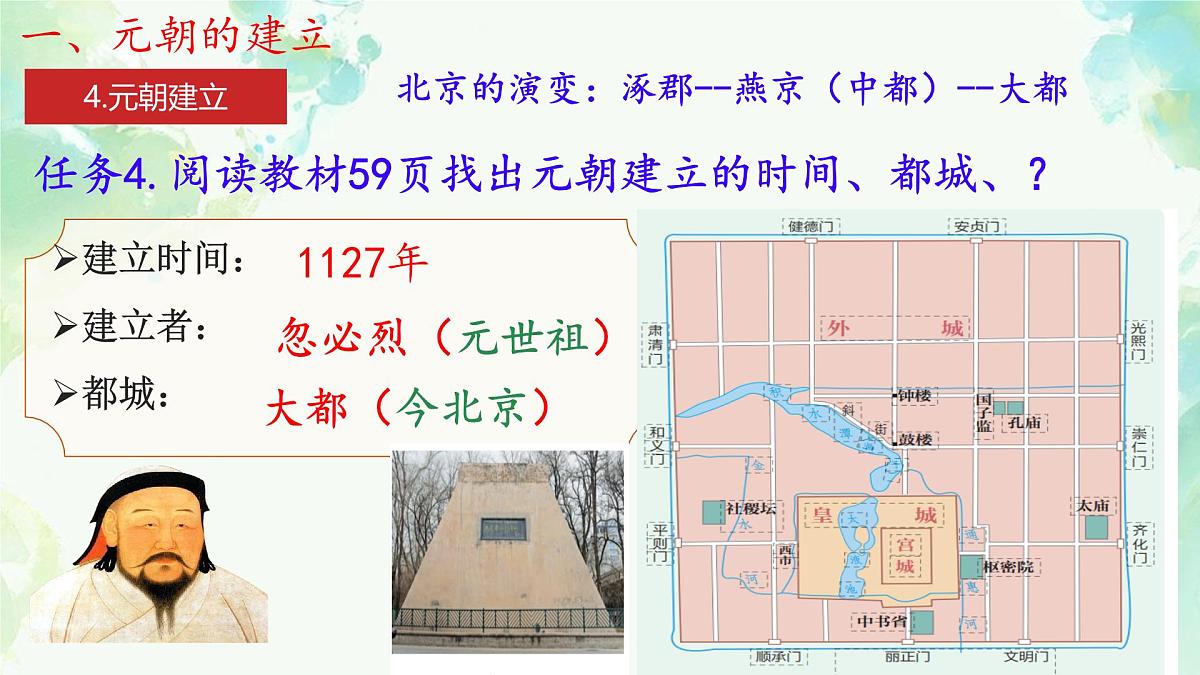 初中  历史  人教版（2024）  七年级下册（2024）  第二单元第11课 元朝的建立与统一  课件第7页