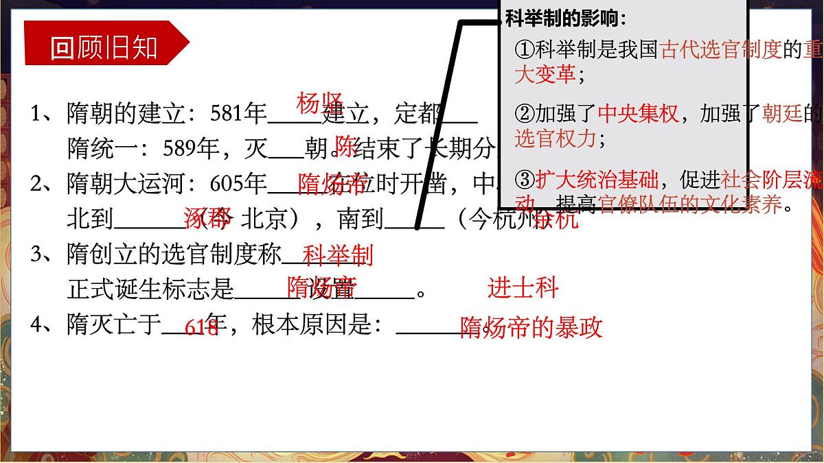 初中  历史  人教版（2024）  七年级下册（2024）第2课 唐朝建立与“贞观之治” 课件第1页