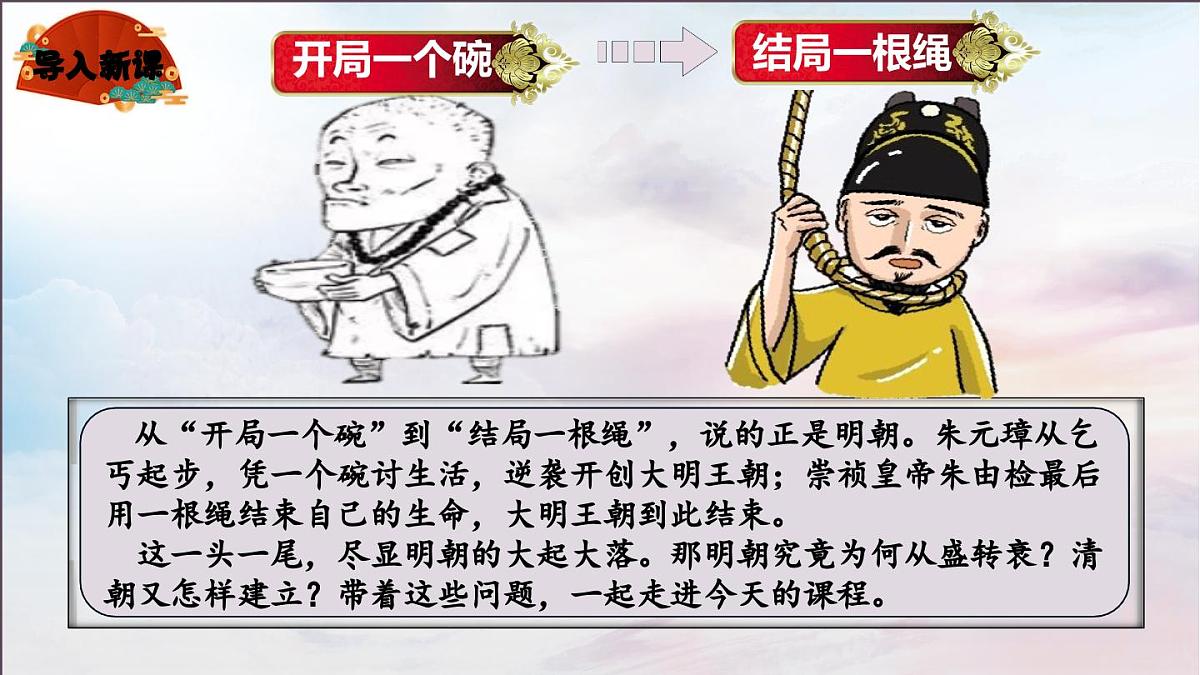 第17课 明朝的灭亡和清朝的建立（课件） 2025学年七年级历史下册（统编版）第1页