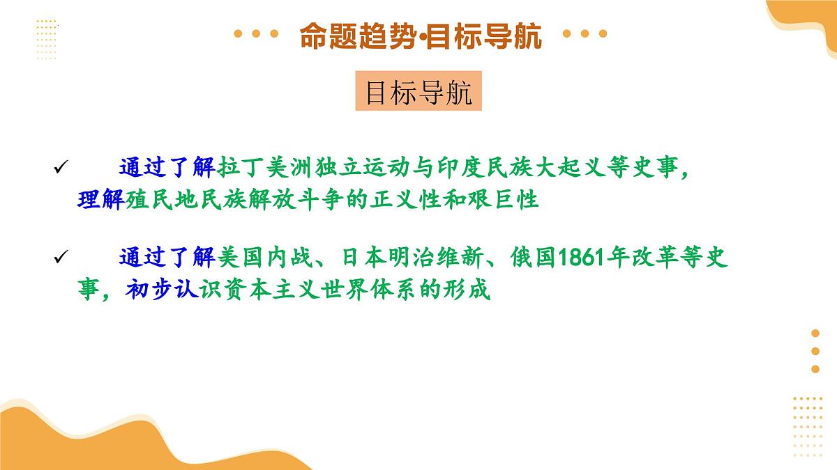 专题23 殖民地人民的反抗与资本主义制度的扩展 2025年中考历史一轮复习讲练测 课件第4页