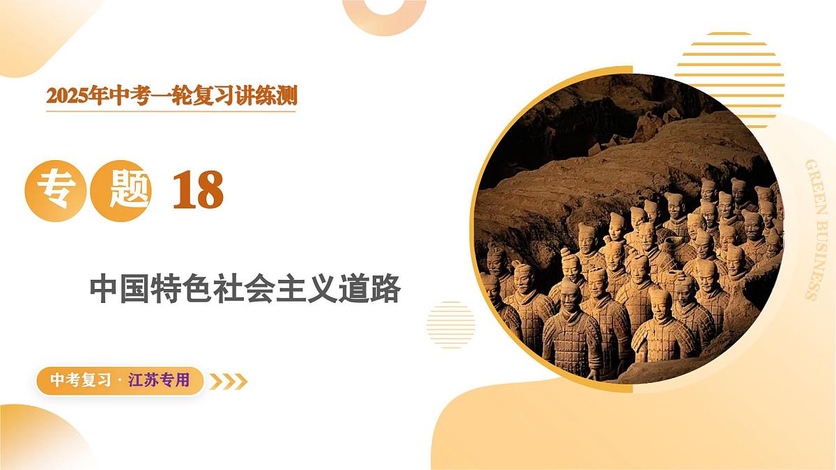 专题18 中国特色的社会主义道路 2025年中考历史一轮复习讲练测（江苏专用） 课件第1页