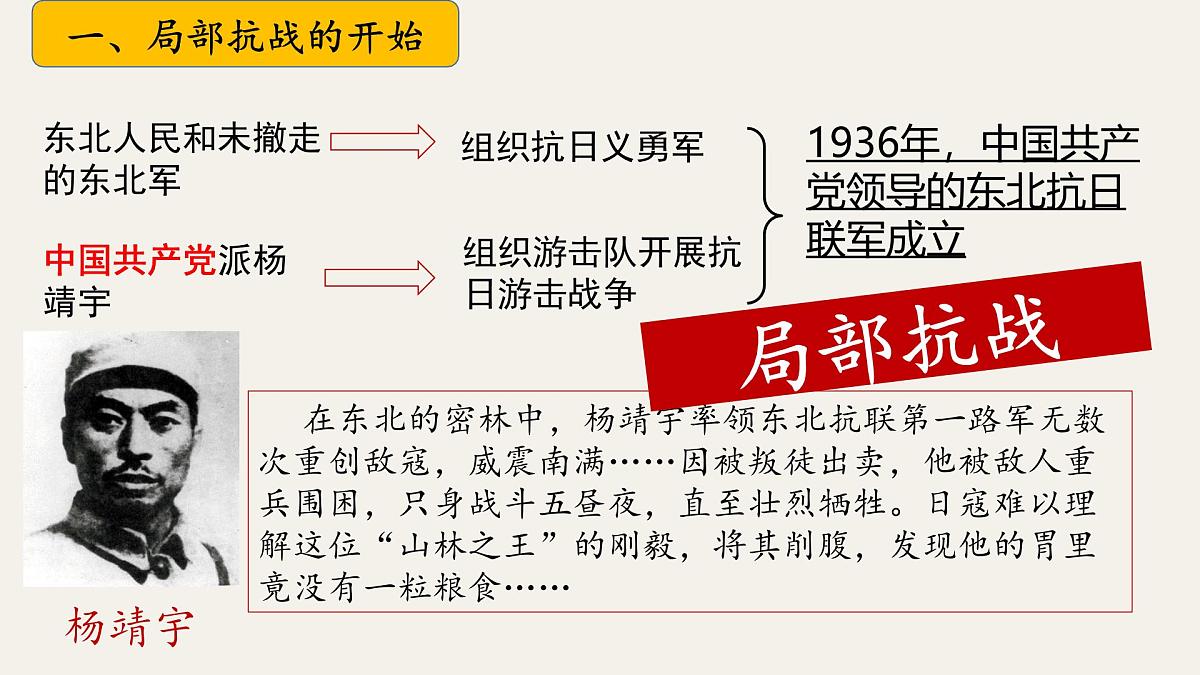 八上第六单元 中华民族的抗日战争（复习课件）-2025年中考历史一轮复习教学课件（统编版）第7页