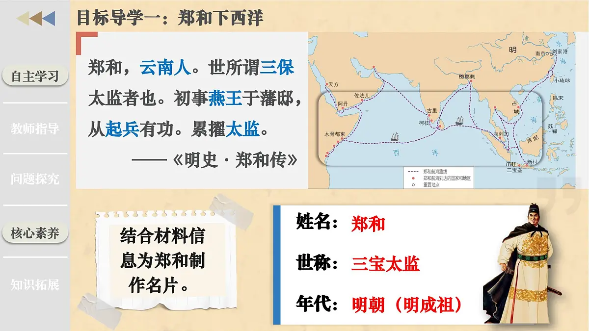 新统编版历史七下 3-16《明朝的对外关系》课件第4页