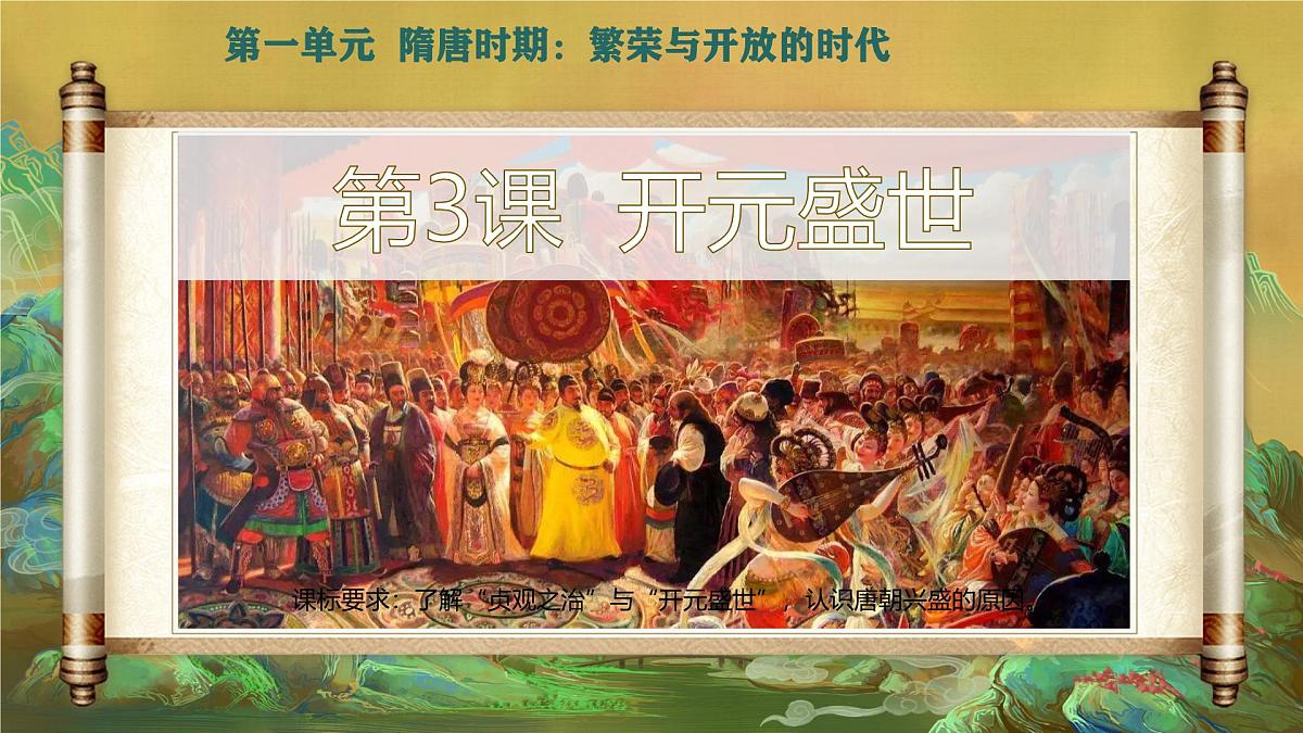 初中 历史 人教版（2024） 七年级下册（2024）第3课 开元盛世 课件第3页