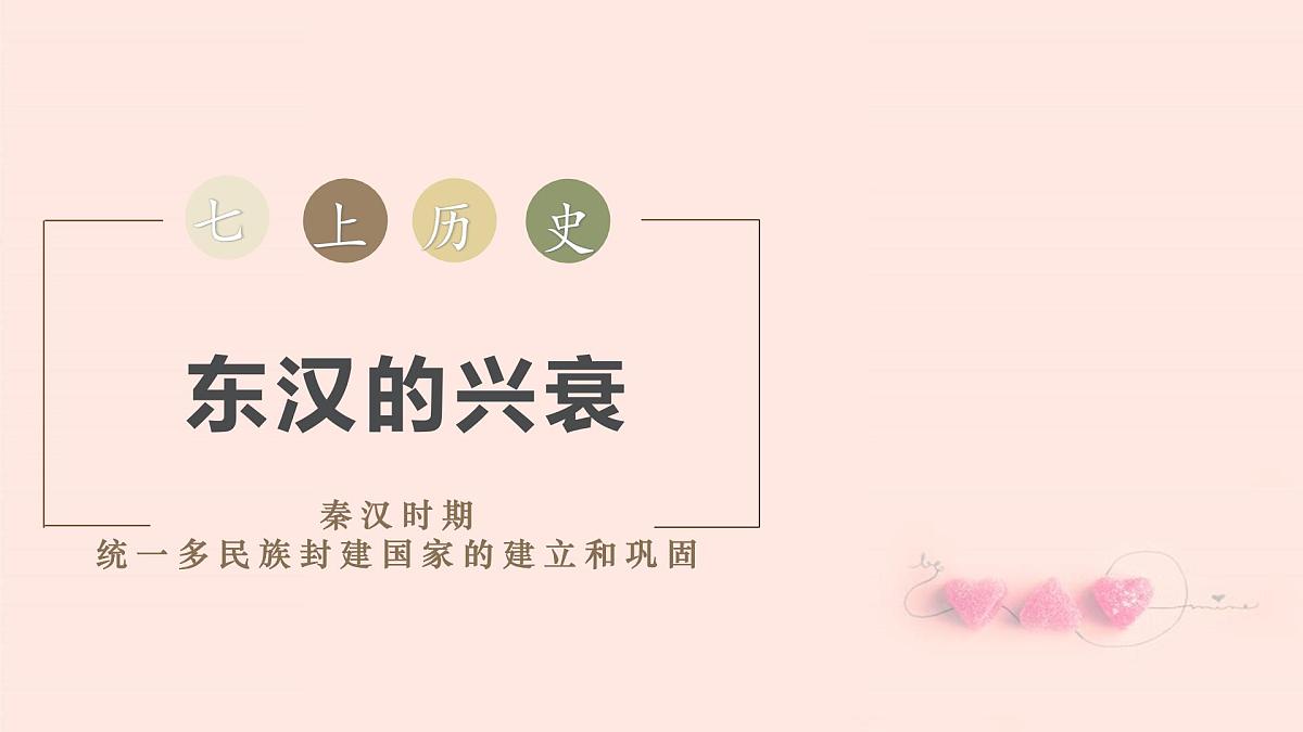 新统编版历史七上 3-13《东汉的兴衰》-课件第1页