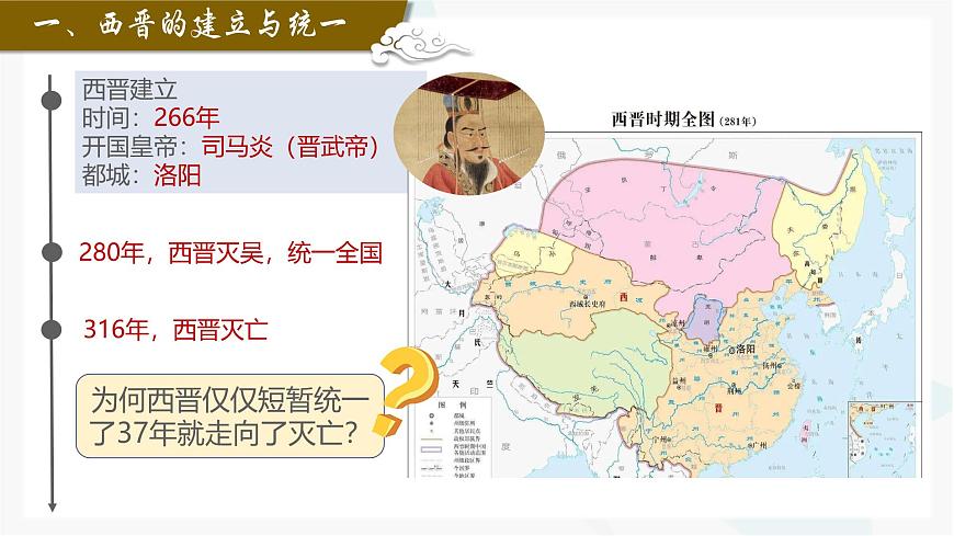 新统编版历史七上 4-17《西晋的短暂统一和北方各族的内迁》 课 件课件PPT第6页