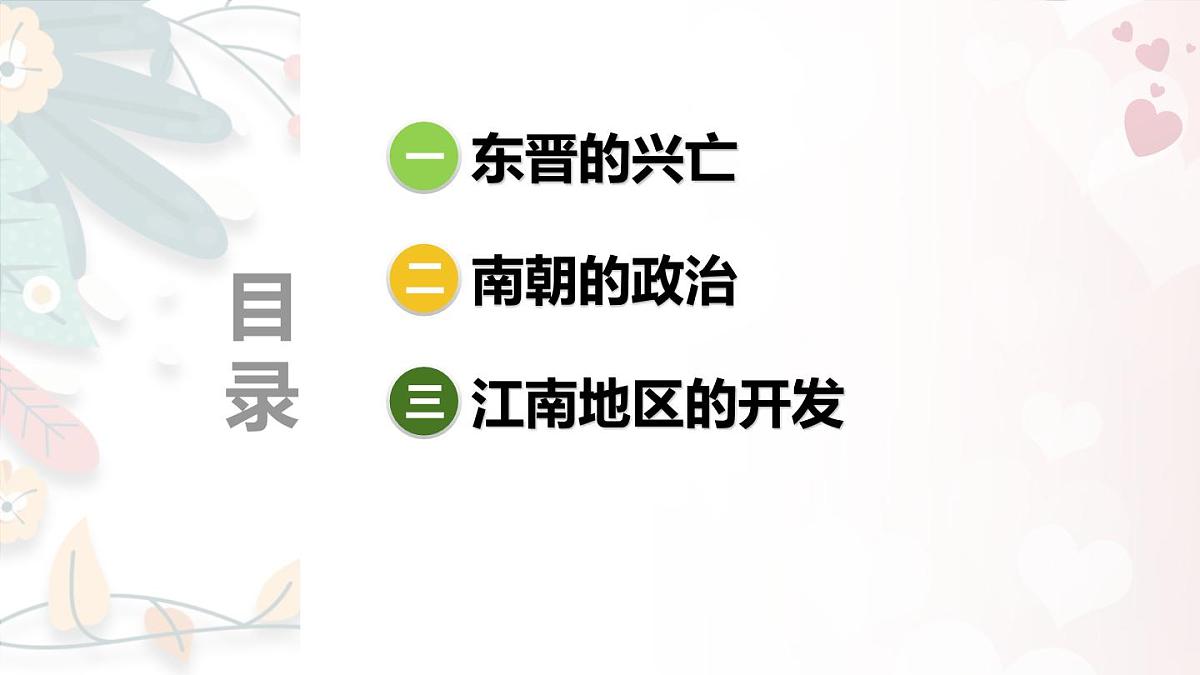 新统编版历史七上 4-18《东晋南朝政治和江南地区开发》课 件课件PPT第3页