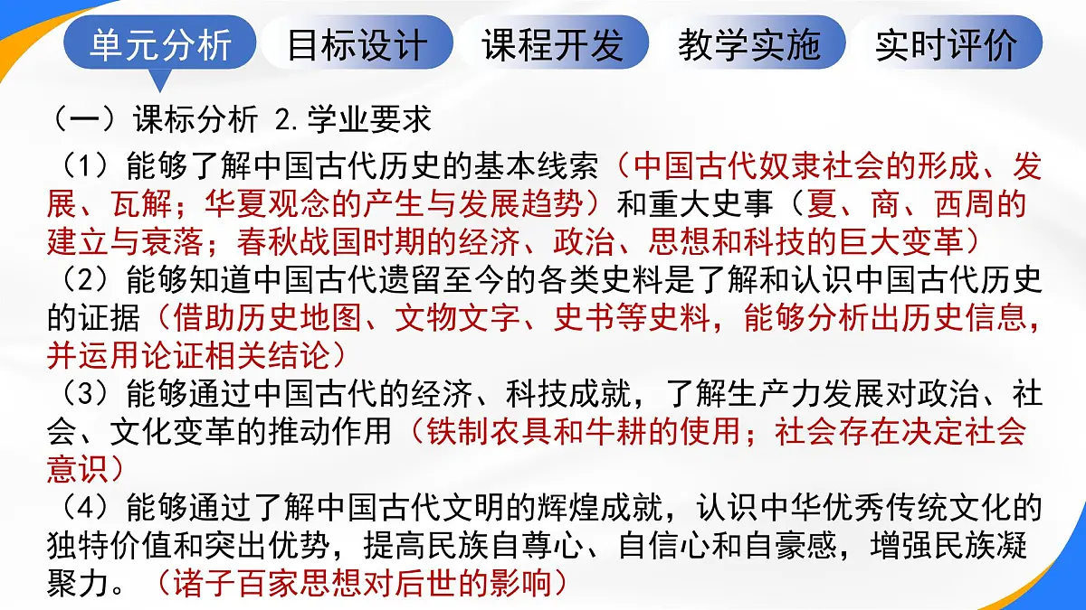 新统编版历史七上 第二单元《夏商周时期：奴隶制王朝的更替和向封建社会的过渡》单元设计与解读课件第4页