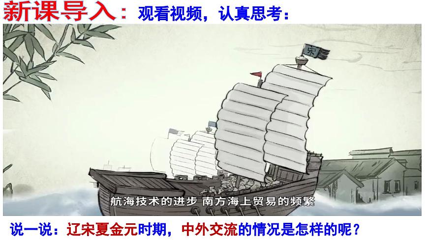 2.13 辽宋夏金元时期的对外交流 课件 2024-2025学年统编版七年级历史下册第1页