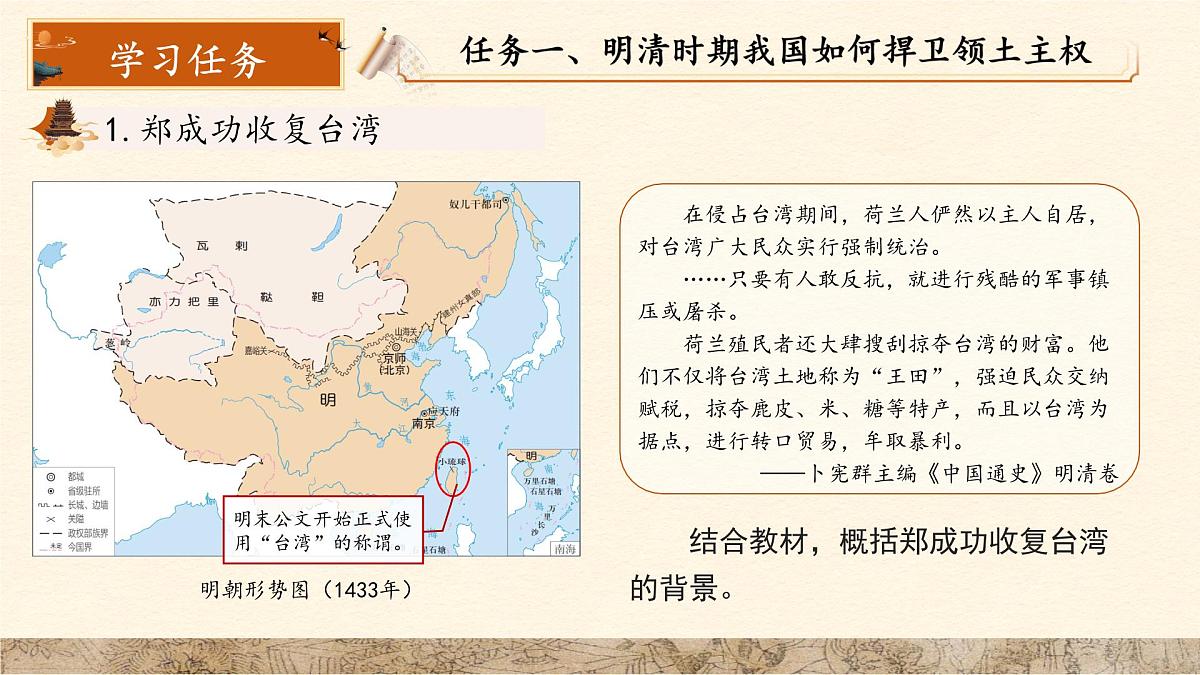 3.18  清朝的边疆治理 课件  历史人教版（2024）七年级下册第三单元第4页