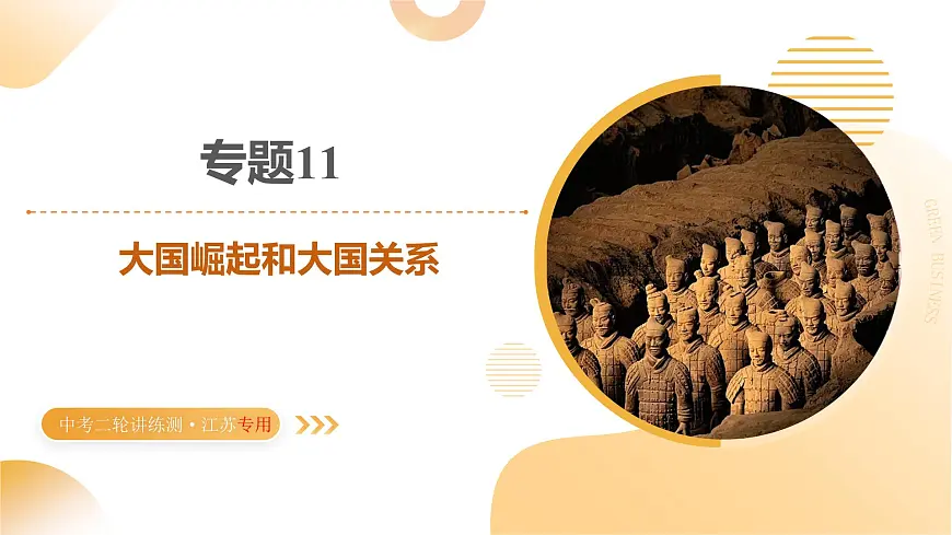 专题11 大国崛起和大国关系（课件）2025年中考历史二轮复习讲练测（江苏专用）第1页