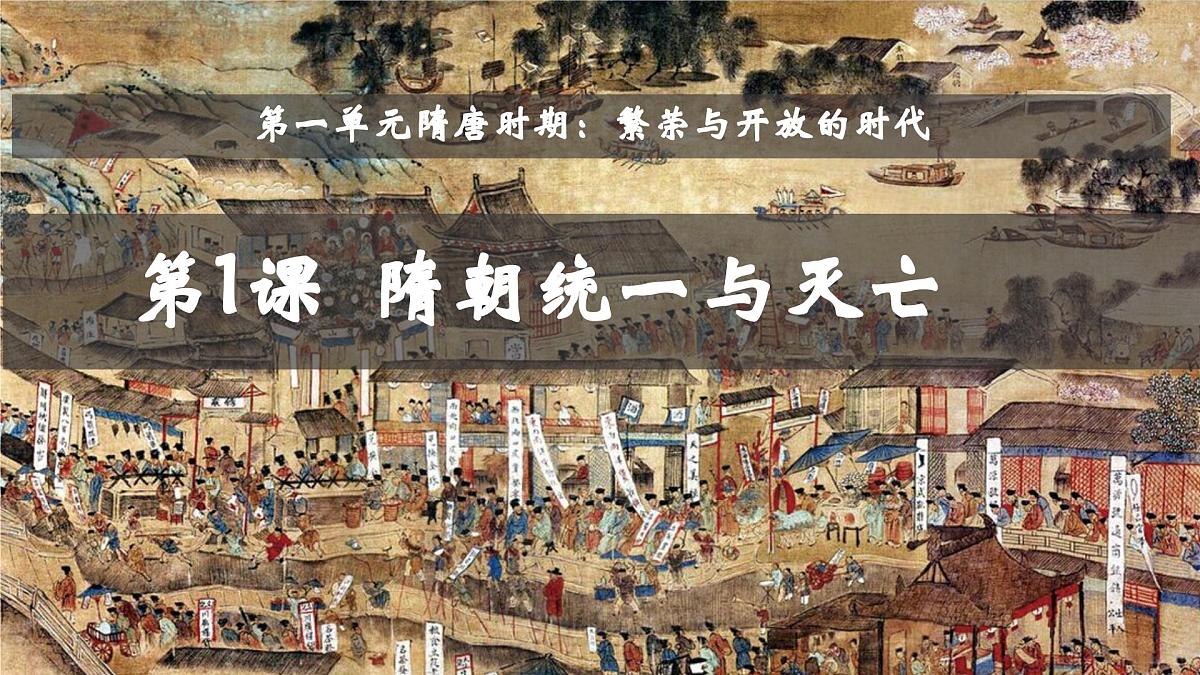 第1课 隋朝统一与灭亡 2024-2025学年七年级历史下册（统编版2024）课件第3页
