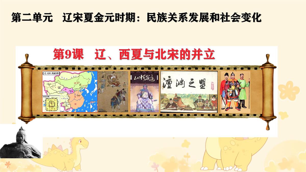 初中 历史 人教版（2024） 七年级下册（2024）第9课 辽、西夏与北宋并立 课件第2页