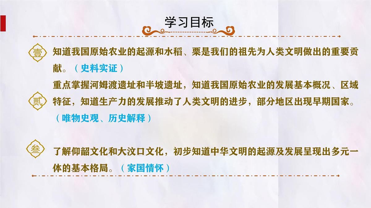 2024-2025学年部编版历史七年级上册 第2课 原始农业与史前社会 课件第2页