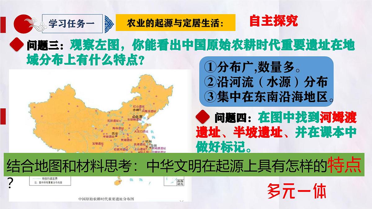 2024-2025学年部编版历史七年级上册 第2课 原始农业与史前社会 课件第4页