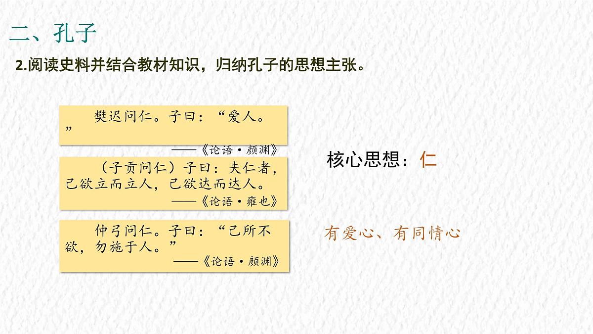 2024-2025学年部编版历史七年级上册 第7课 百家争鸣  课件第6页