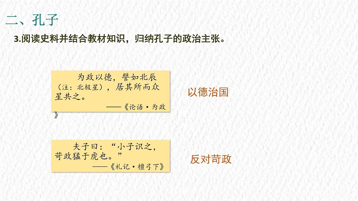 2024-2025学年部编版历史七年级上册 第7课 百家争鸣  课件第7页