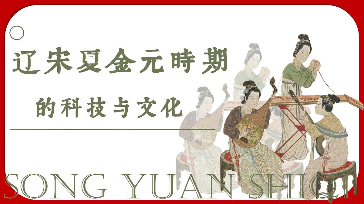 初中  历史  人教版（2024）  七年级下册（2024） 第14课 辽宋夏金元时期的科技与文化 课件第3页