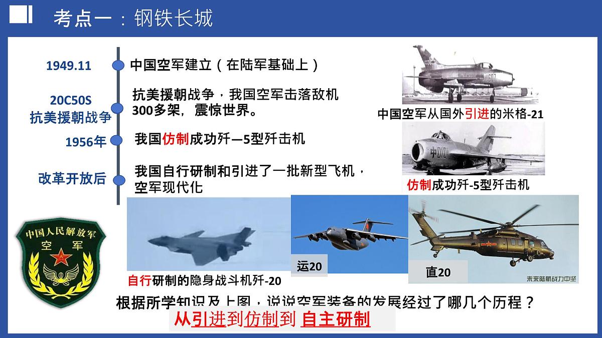第20讲 国防建设与外交成就（课件） 2025年中考历史一轮复习课件（统编版）第6页