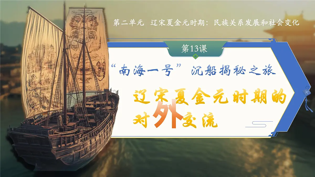 2.13 辽宋夏金元时期的对外交流 课件 2025学年部编新版历史七年级下学期第2页