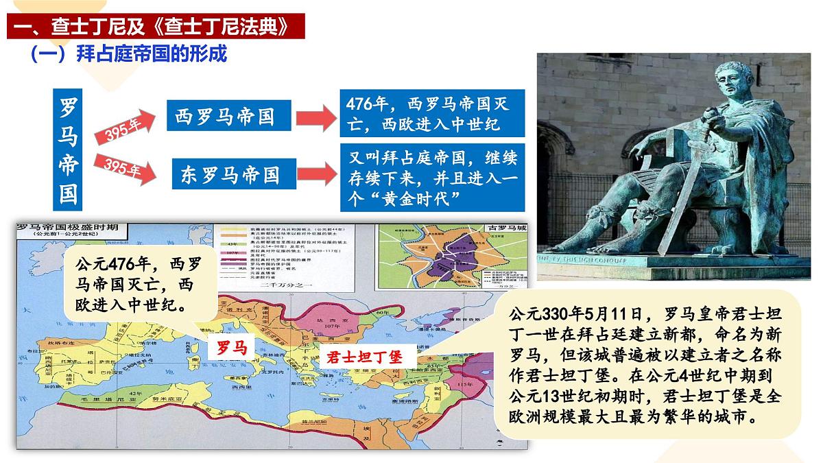 3.10 拜占庭帝国和《查士丁尼法典》 课件 2025-2026学年统编版九年级历史上册第6页