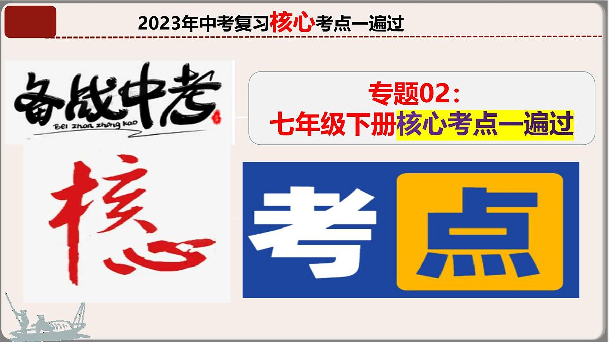 2025年中考复习核心考点一遍过：专题02：七年级下册（中国古代史） 课件第2页