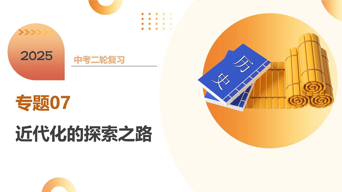 专题07  近代化的探索之路（课件）第1页