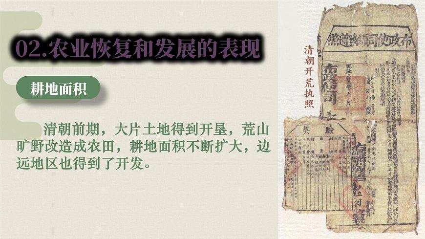 初中  历史  人教版（2024）  七年级下册（2024）第20课明清时期社会经济的发展 课件第5页