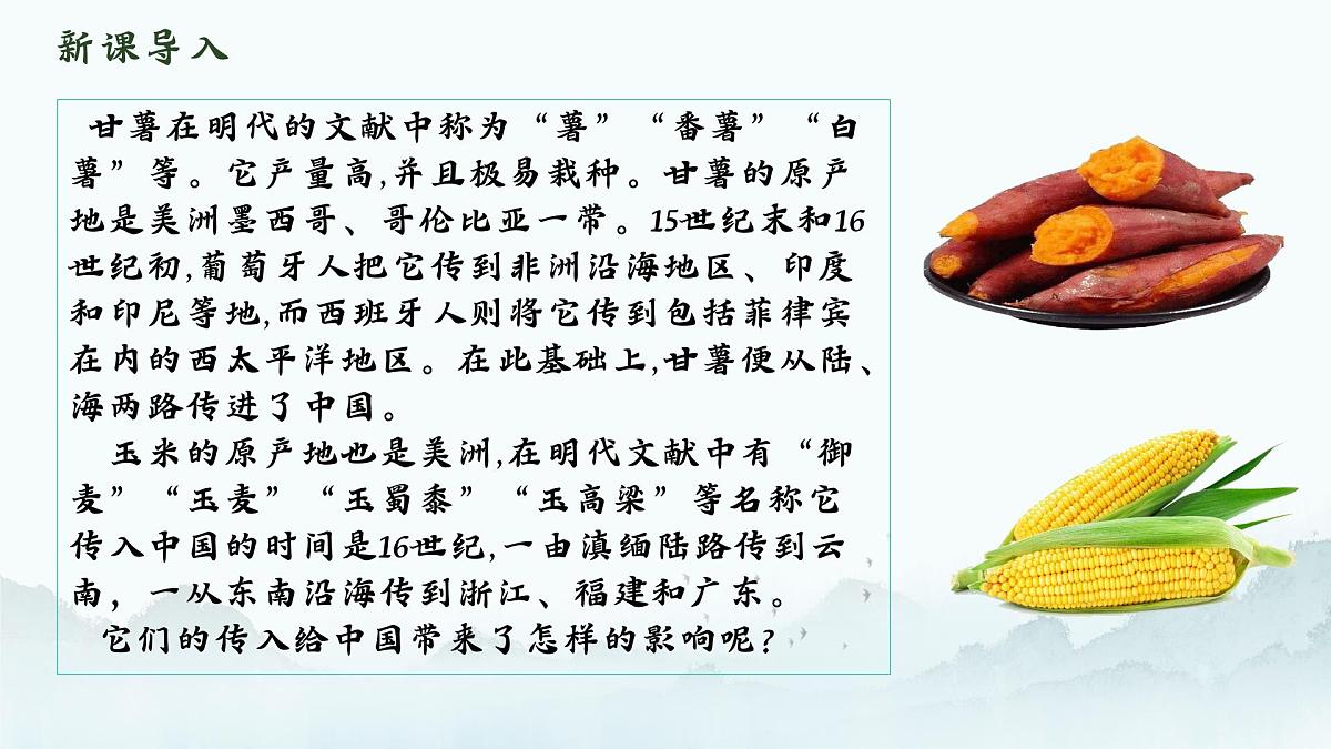 3.20 明清时期社会经济的发展 课件 2025学年统编版七年级历史下册第1页