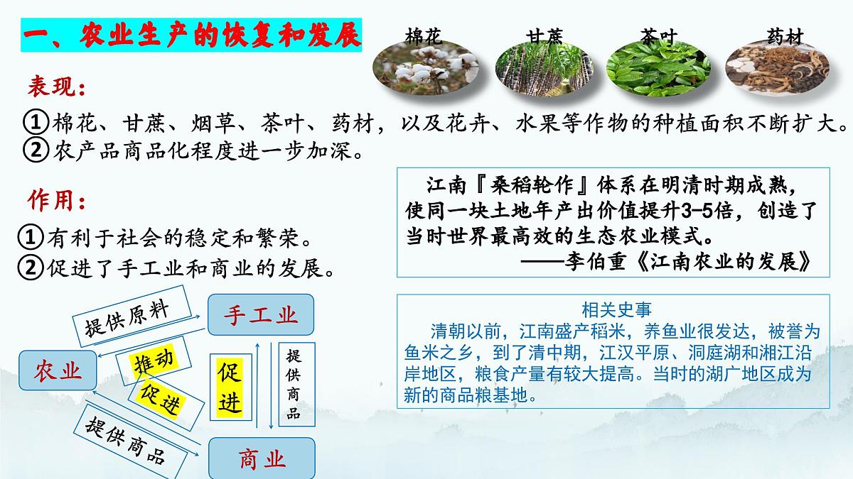 3.20 明清时期社会经济的发展 课件 2025学年统编版七年级历史下册第8页