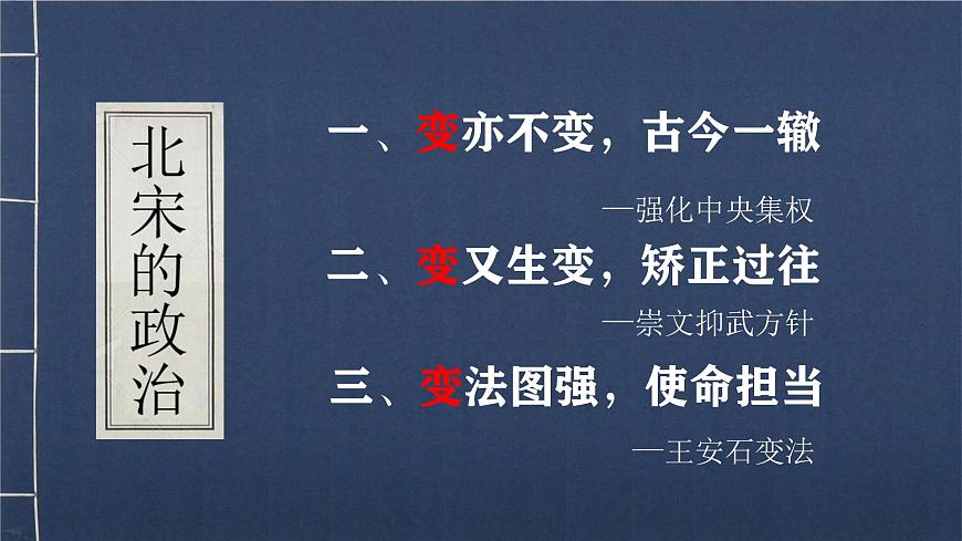 初中  历史  人教版（2024）  七年级下册（2024）第8课 北宋的政治 课件第5页