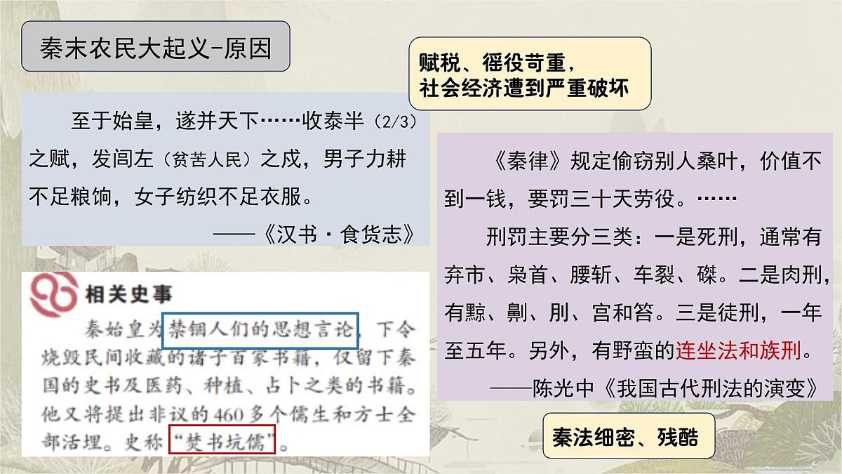2025年广东省中考历史一轮复习：第三单元 秦汉时期：统一多民族国家的建立和巩固 课件第6页