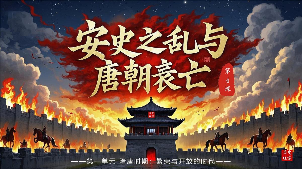 初中  历史  人教版（2024）  七年级下册（2024）第4课 安史之乱与唐朝衰亡 课件第3页