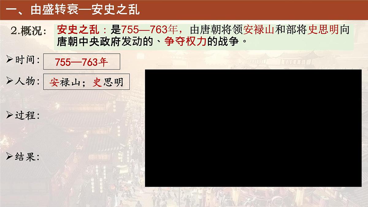 初中  历史  人教版（2024）  七年级下册（2024）第4课 安史之乱与唐朝衰亡 课件第5页