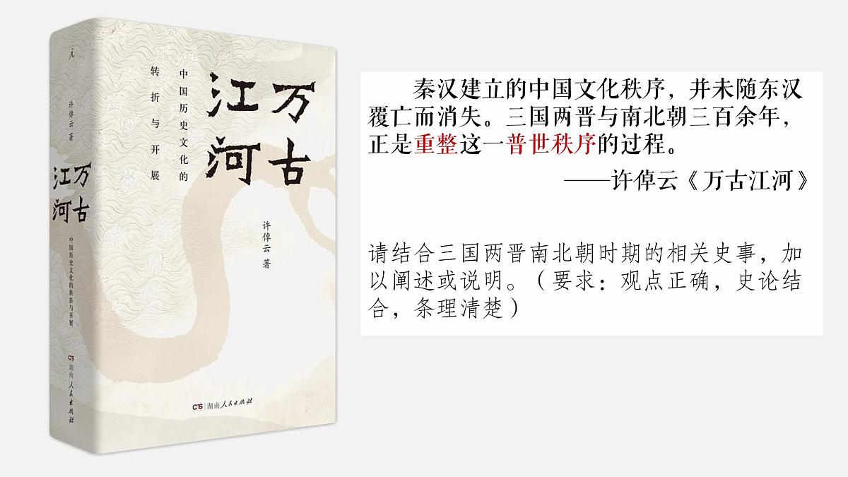 第四单元 《 三国两晋两北朝时期：孕育统一和民族交融》课件 部编版历史七年级上册第1页