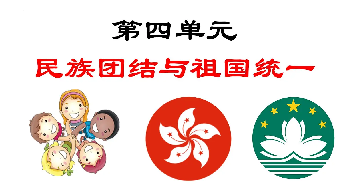 八下第四单元+民族团结与祖国统一（复习课件）2025年中考历史一轮复习教学课件（统编版）第1页