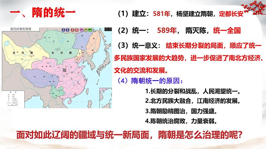 初中  历史  人教版（2024）  七年级下册（2024）第1课 隋朝统一与灭亡 课件第6页