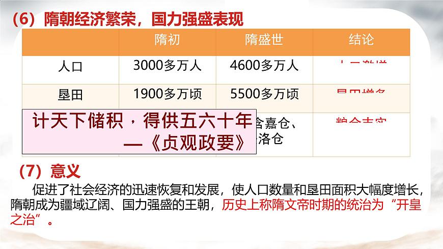 初中  历史  人教版（2024）  七年级下册（2024）第1课 隋朝统一与灭亡 课件第8页