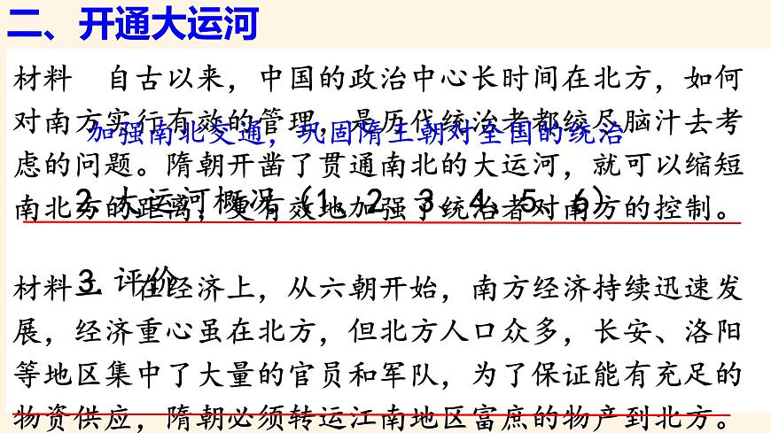初中  历史  人教版（2024）  七年级下册（2024）第1课 隋朝统一与灭亡 课件第7页