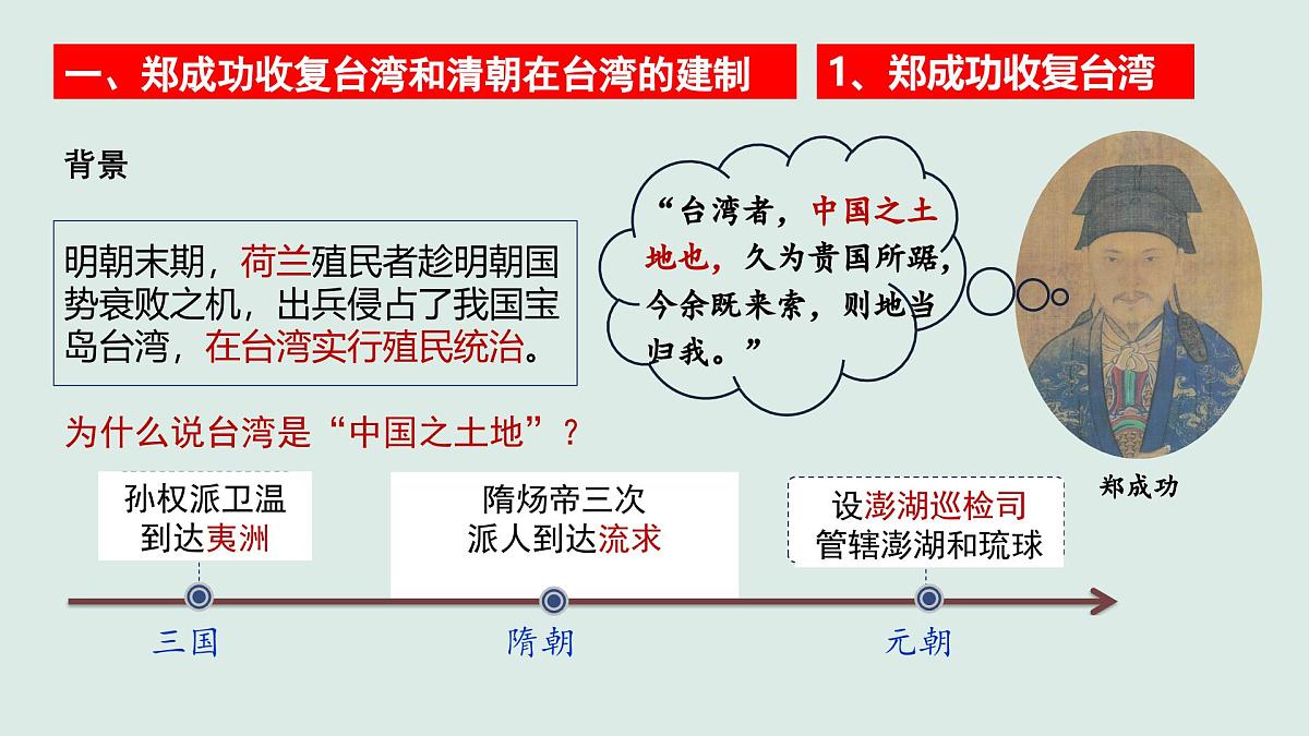 人教统编（2024）七年级历史下册第18课 清朝的边疆治理  课件第6页