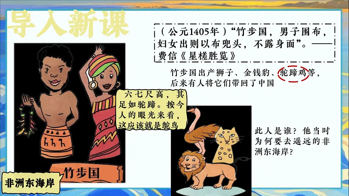 初中历史教学课件新教材七下第16课明朝的对外关系第1页