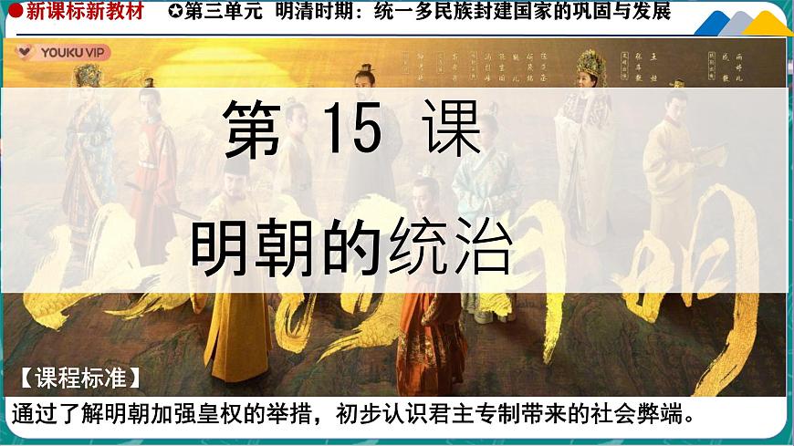 初中  历史  人教版（2024）  七年级下册（2024）第15课 明朝的统治 课件第2页