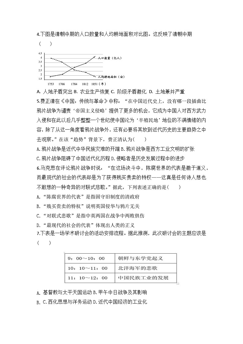 2025年中考历史押题模拟试卷（含答案）第2页