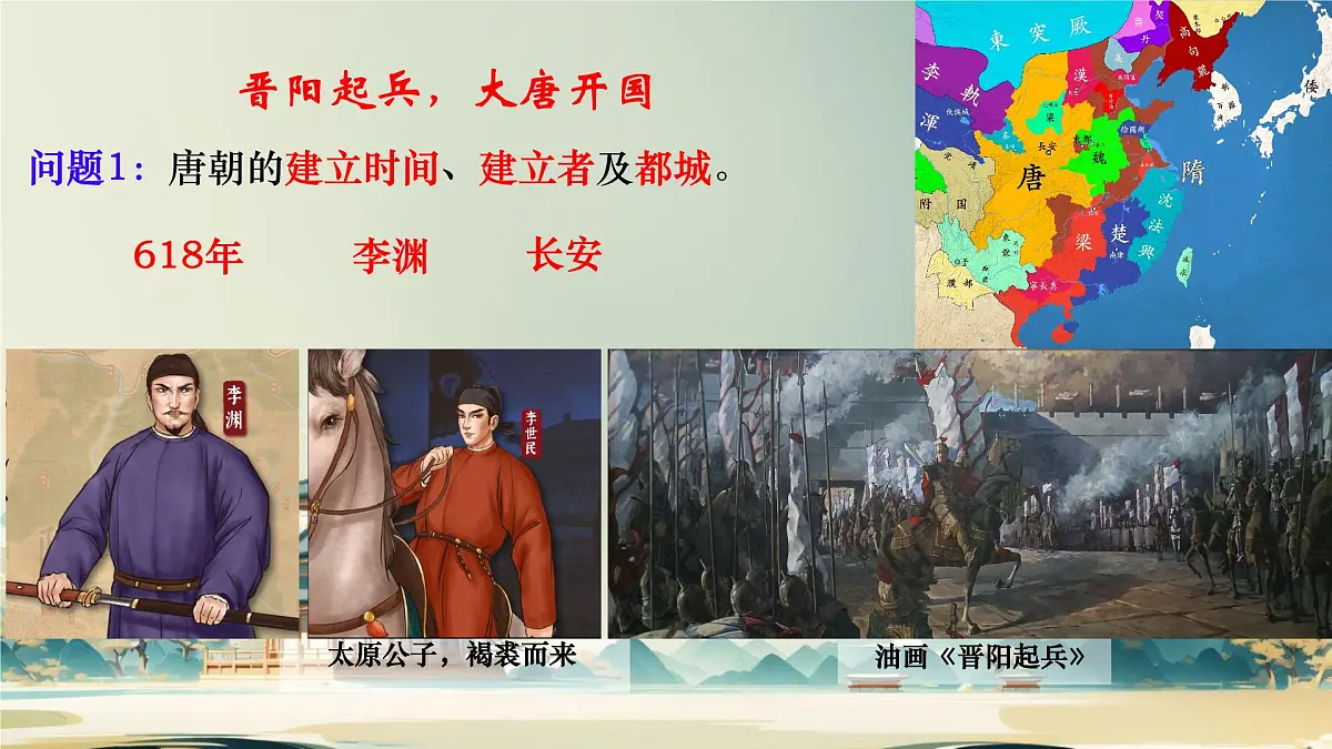 初中 历史 人教版（2024） 七年级下册（2024）第2课 唐朝建立与“贞观之治” 课件第3页