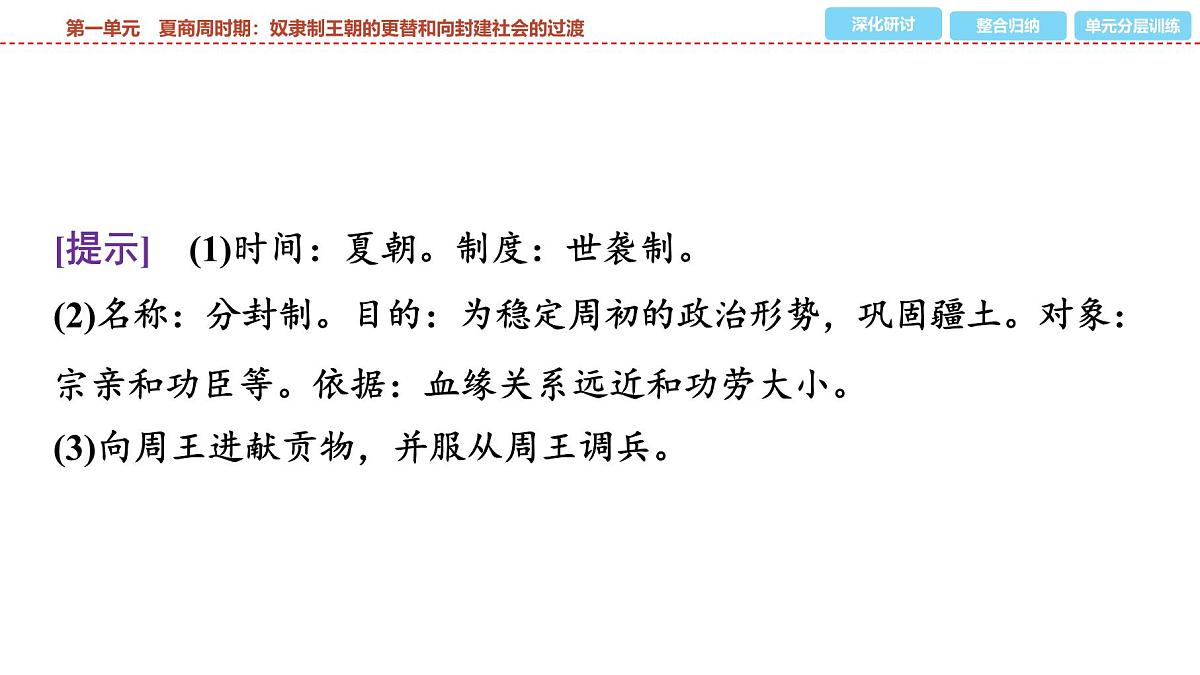 2025年春中考历史复习课件（泰安专用）01 第一编 第一单元 夏商周时期：奴隶制王朝的更替和向封建社会的过渡第8页