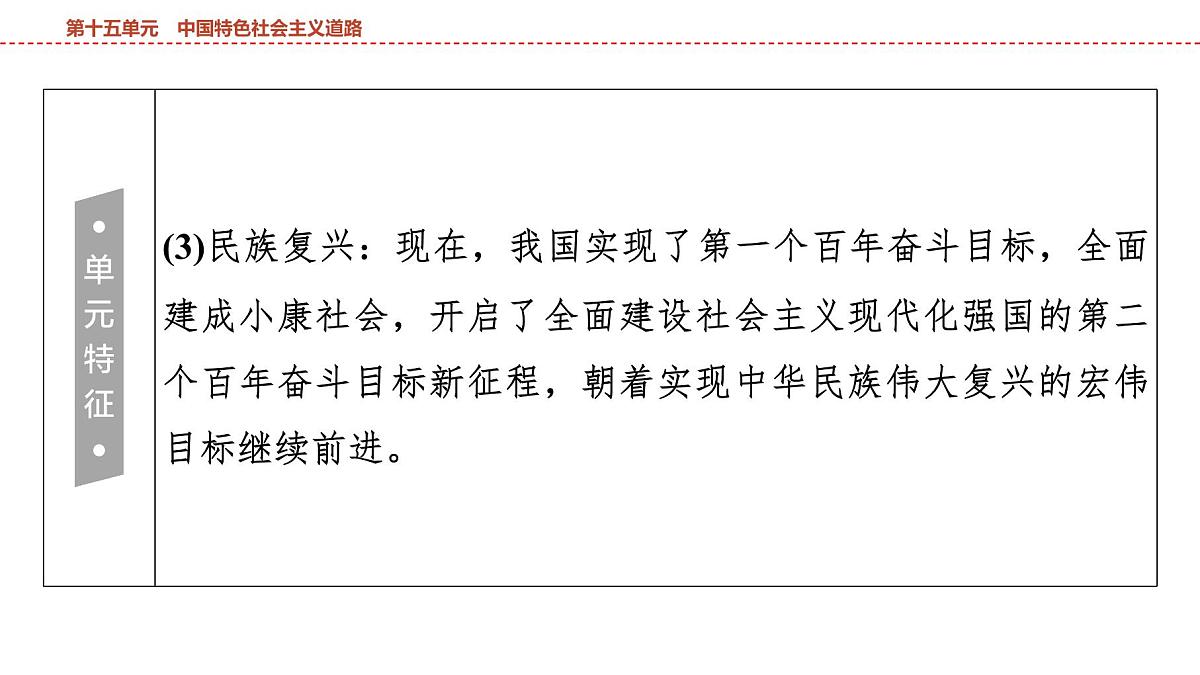 2025年春中考历史复习课件（泰安专用）17 第一编 第十五单元 中国特色社会主义道路第8页
