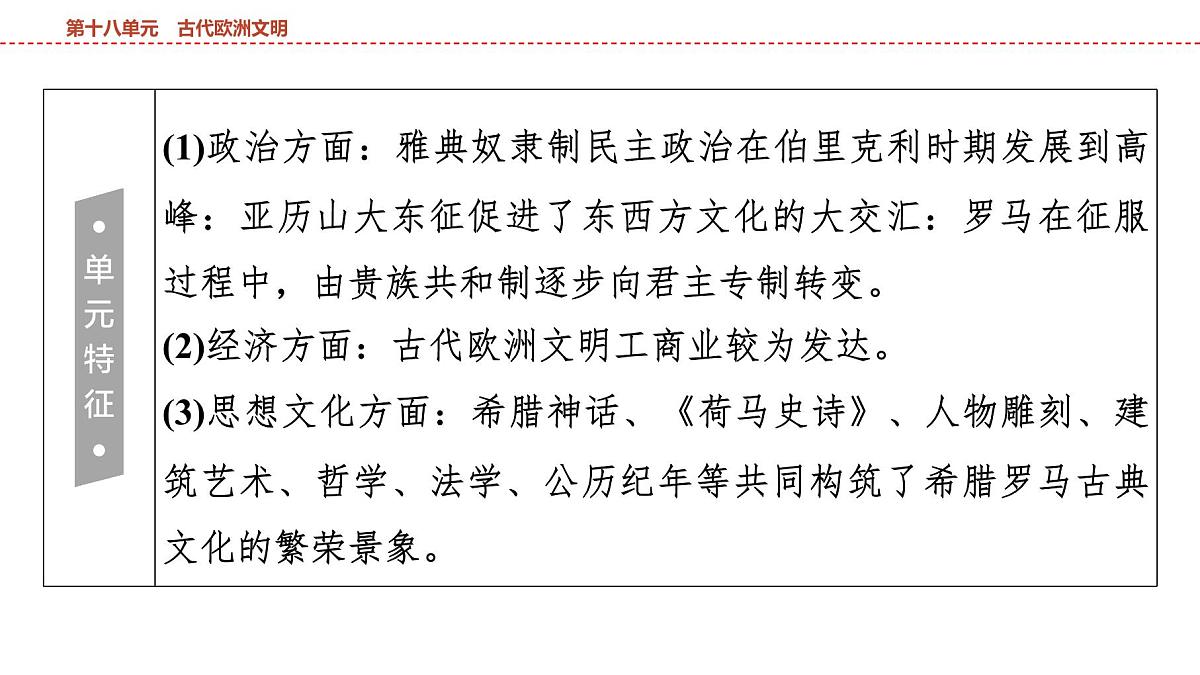 2025年春中考历史复习课件（泰安专用）21 第一编 第十八单元 古代欧洲文明第4页