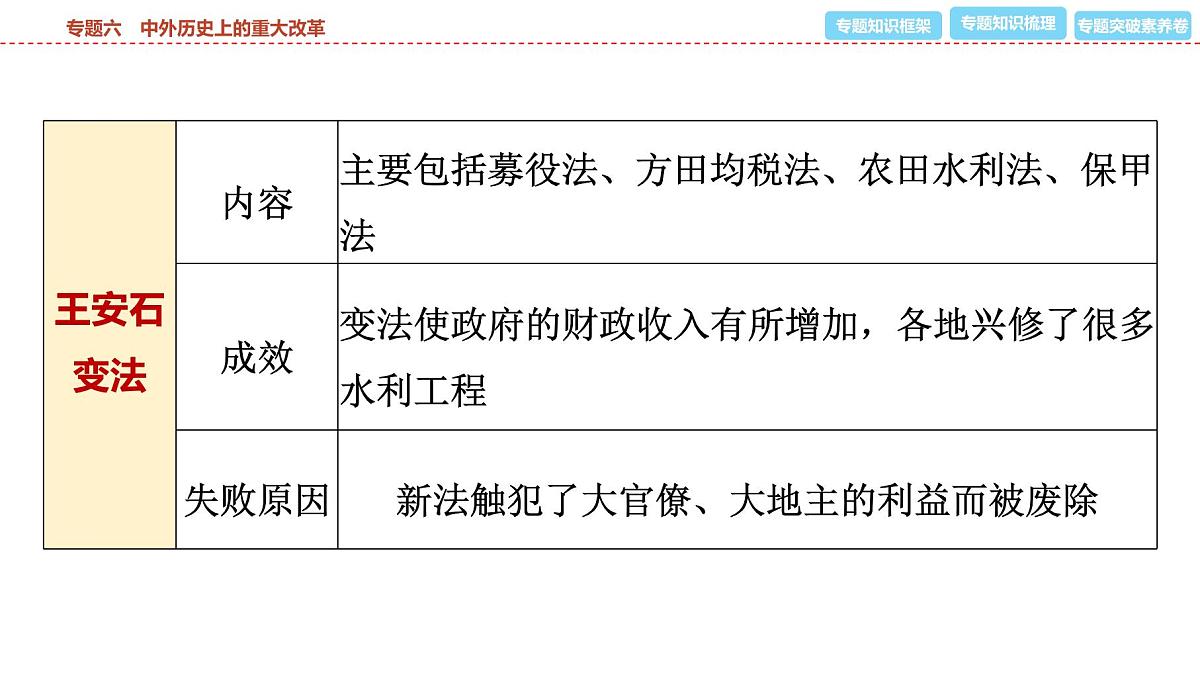 2025年春中考历史复习课件（泰安专用）35 第二编 专题六 中外历史上的重大改革第4页