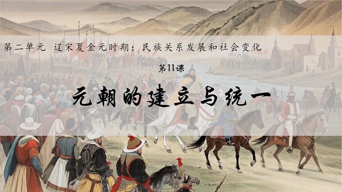 2.11 元朝的建立与统一 课件 2025学年部编版七年级历史下学期第2页