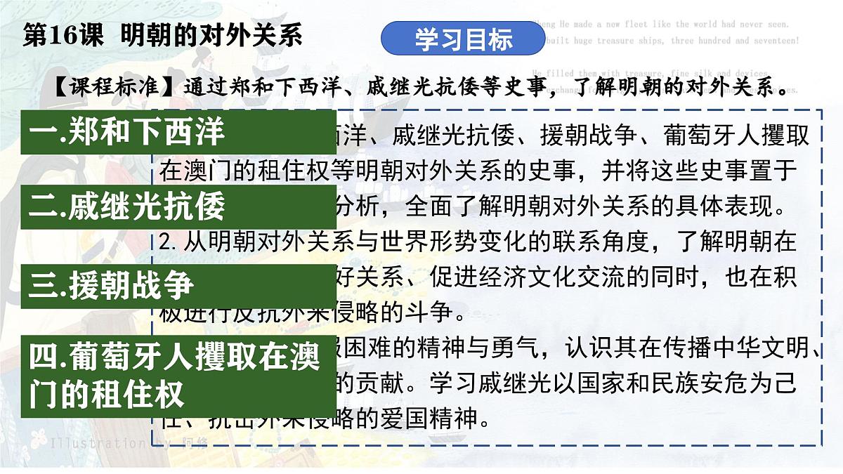 3.16 明朝的对外关系+课件 2025学年统编版七年级历史下册第3页